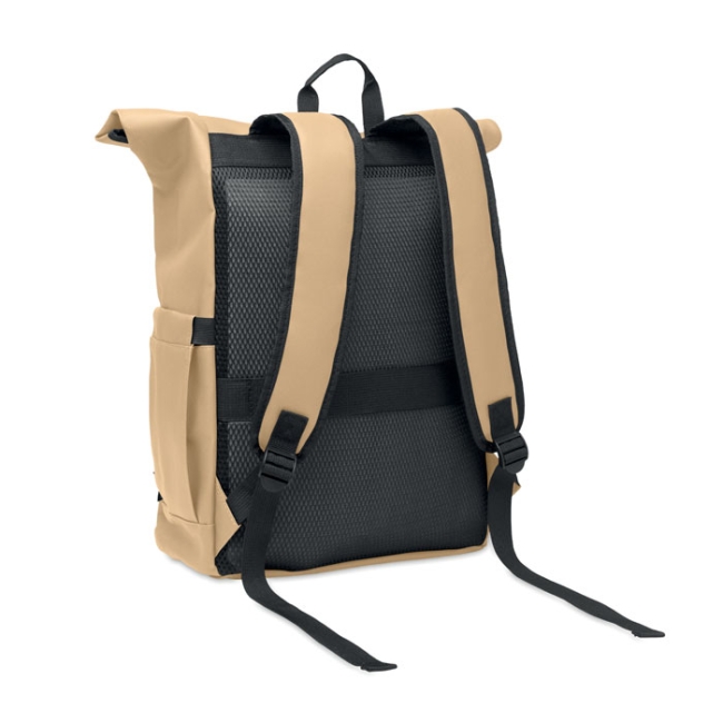 Rolltop laptop rucksack 600D