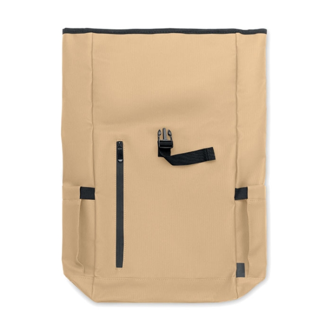 Rolltop laptop rucksack 600D