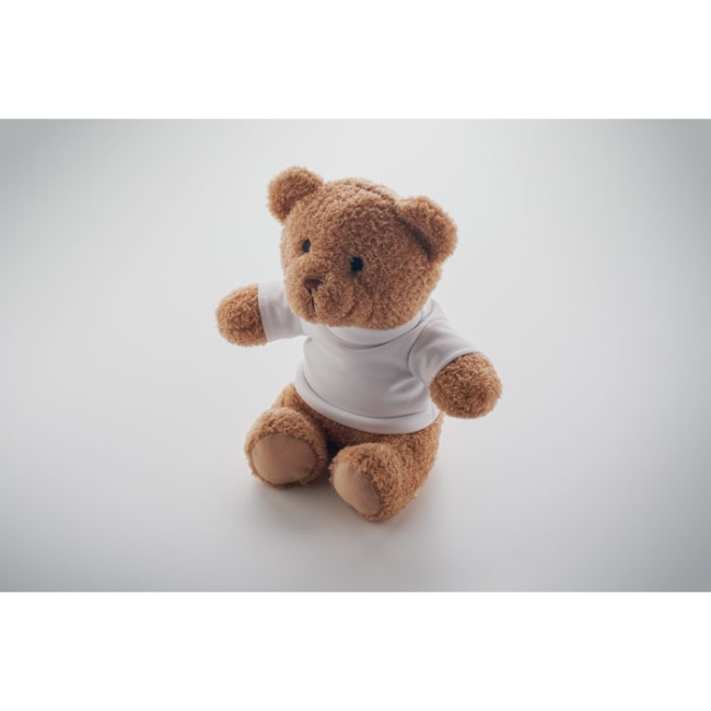 Teddy bear with t-shirt 23 cm