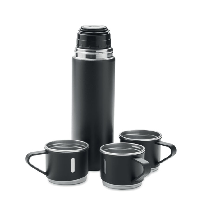Double wall bottle and cup set