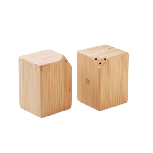 Bamboo salt & pepper set