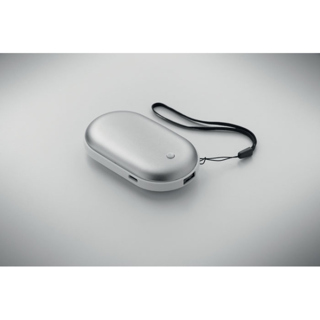 Aluminium electric hand warmer