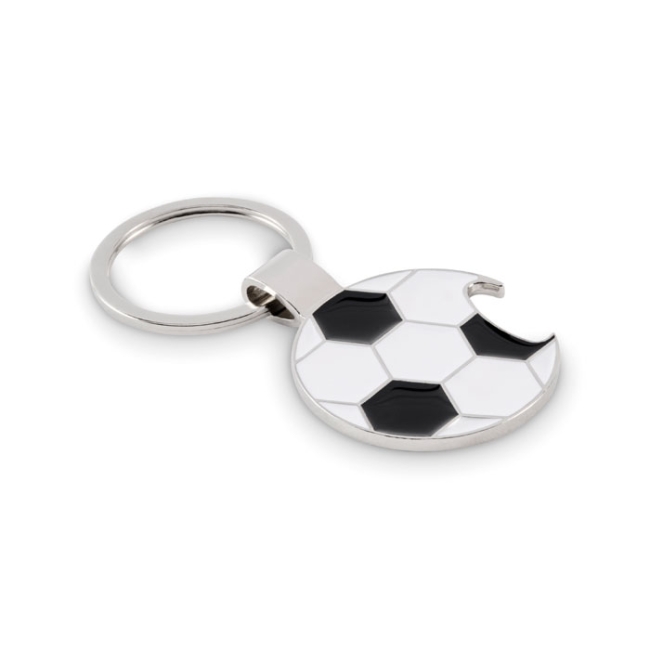 Porte-clé football décapsuleur