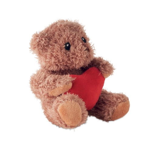 Teddy bear plush with heart
