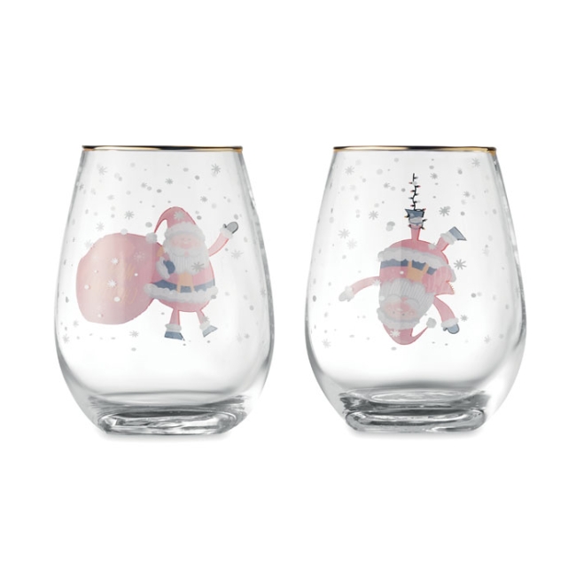 Set de 2 verres de Noël