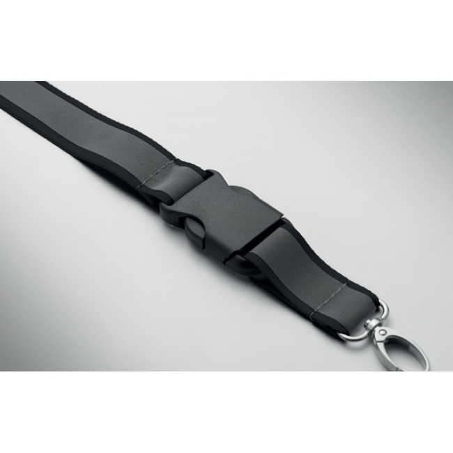 Reflective RPET lanyard