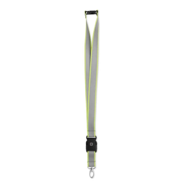 Reflective RPET lanyard