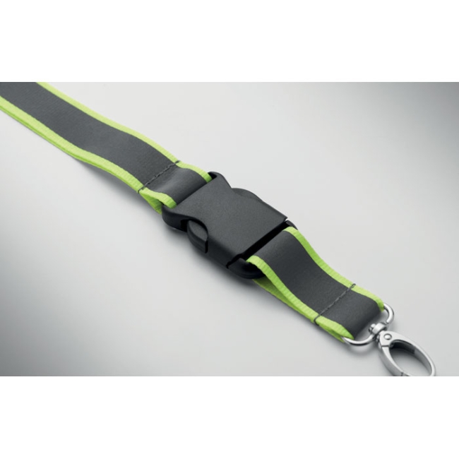 Reflective RPET lanyard