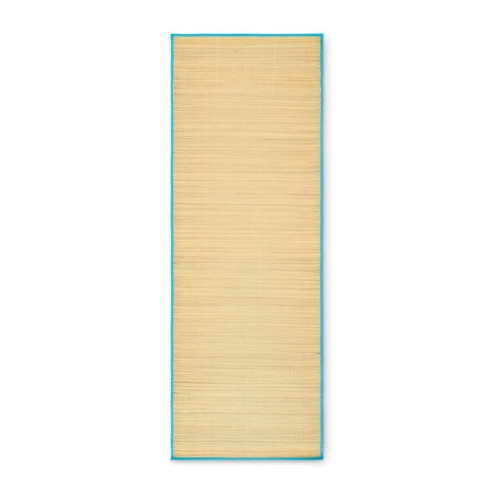 Natural straw beach mat