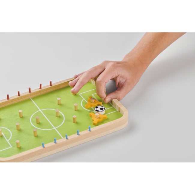 Wooden soccer game