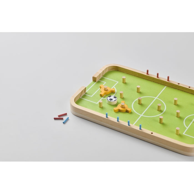Wooden soccer game