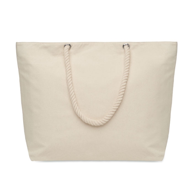 Beach cooler bag in cotton