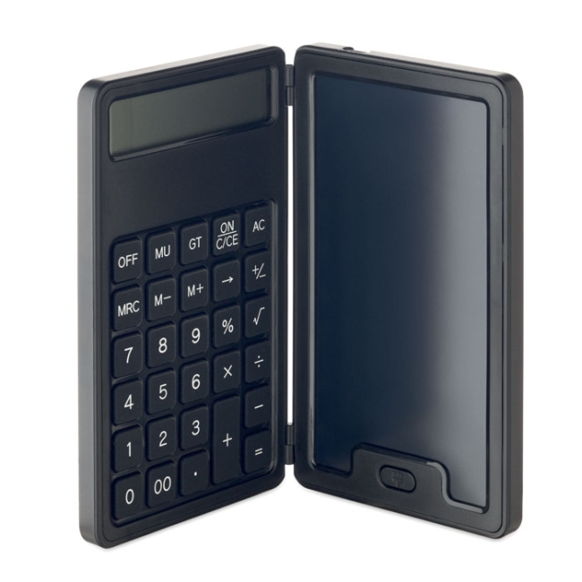 Calculator with LCD tablet