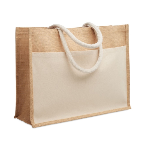 Jute shopping bag