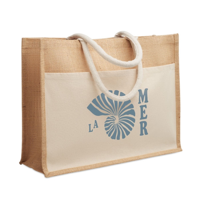 Jute shopping bag