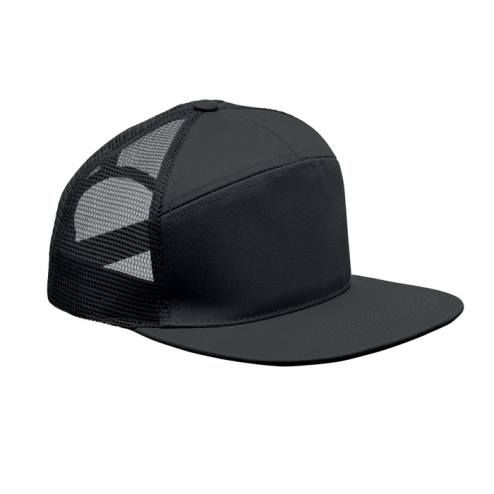 7 panel flat visor cap