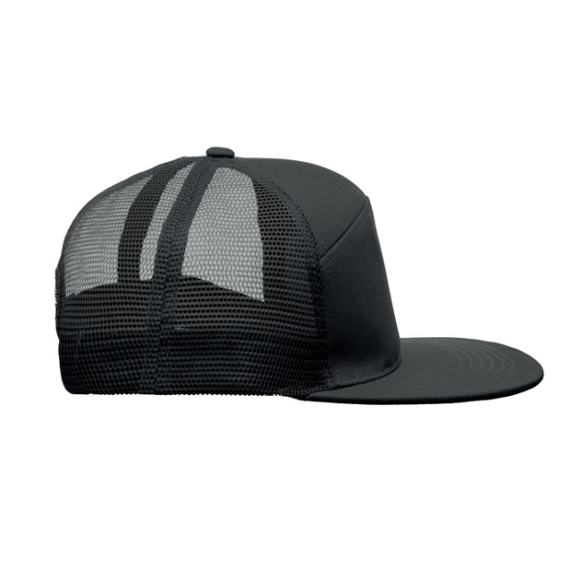 7 panel flat visor cap