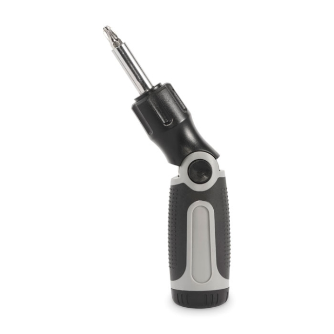 Multi bit bendable screwdriver