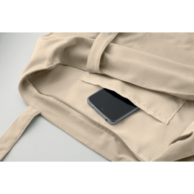 Corduroy large shopping bag