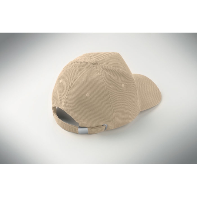 Casquette 5 pans en velours