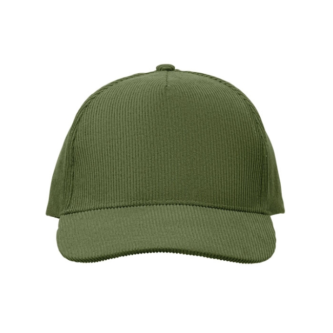 Corduroy 5 panel baseball cap
