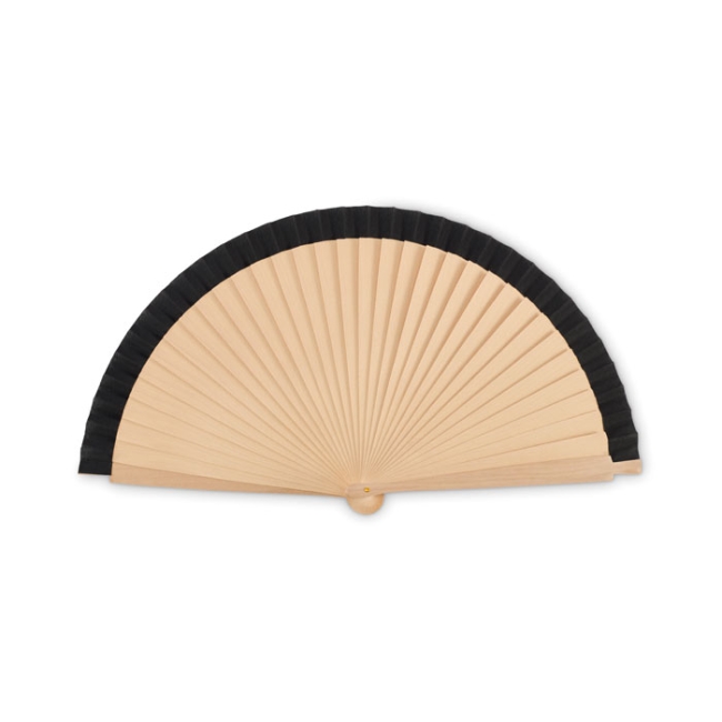 Wooden hand fan