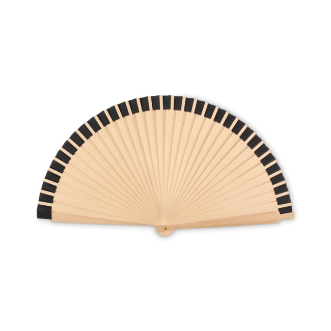Wooden hand fan
