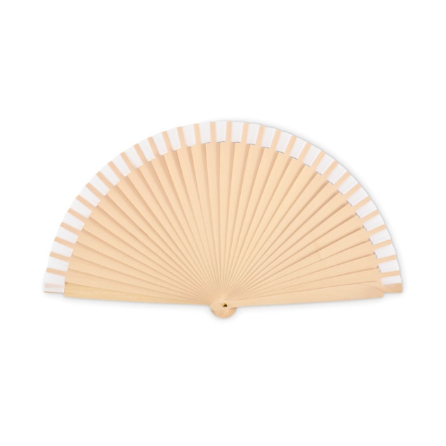 Wooden hand fan