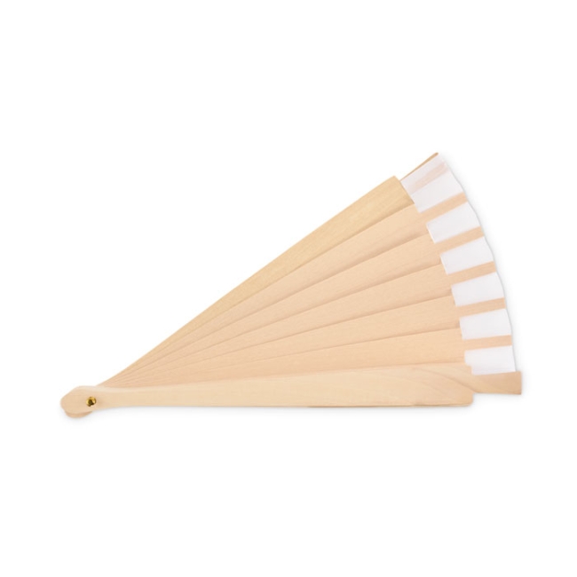 Éventail en bois