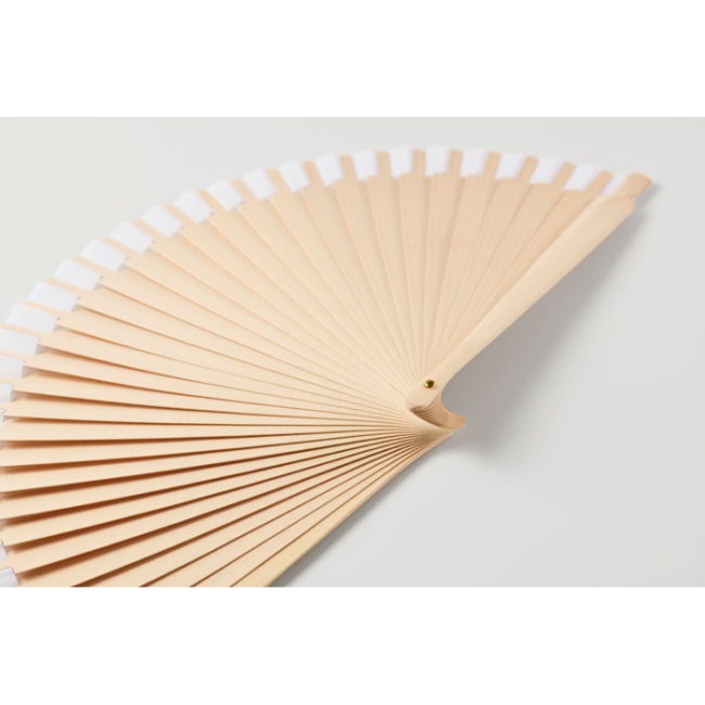 Wooden hand fan