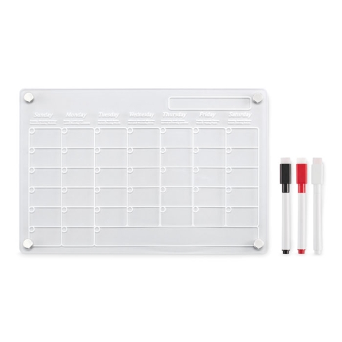 Magnetic acrylic planner