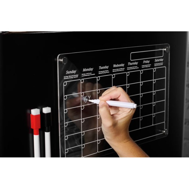 Magnetic acrylic planner