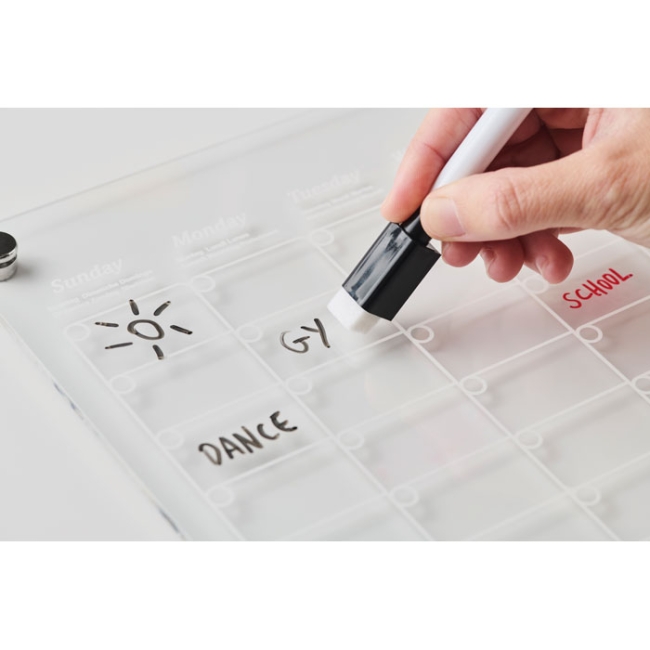 Magnetic acrylic planner