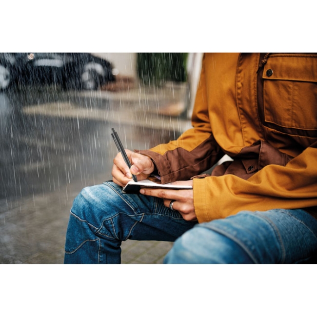 Water repellent notepad