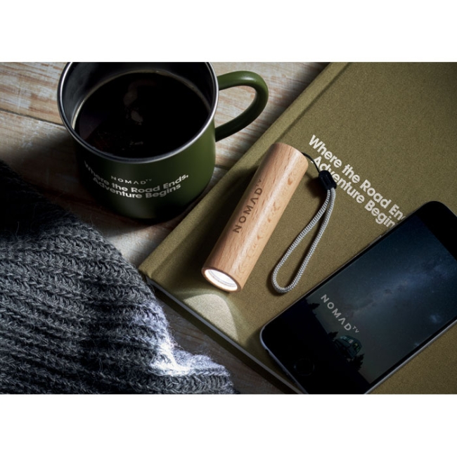 Torche rechargeable en bois