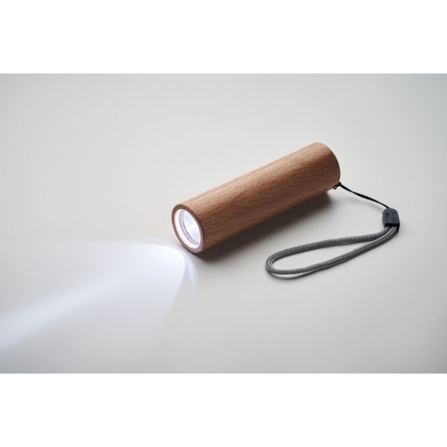 Torche rechargeable en bois
