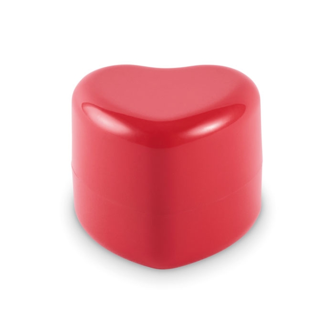 Heart shape vegan lip balm