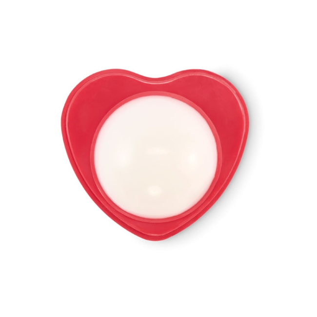 Heart shape vegan lip balm