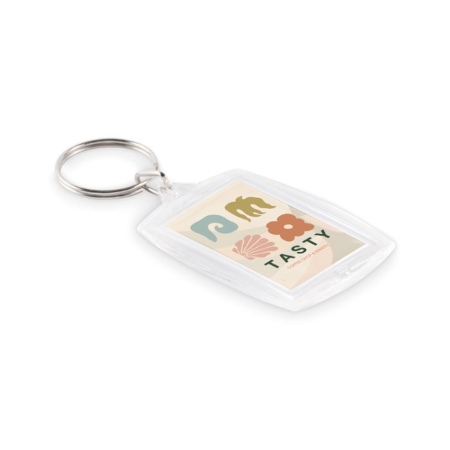 Classic acrylic keyring