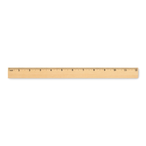 Wooden ruler 30cm