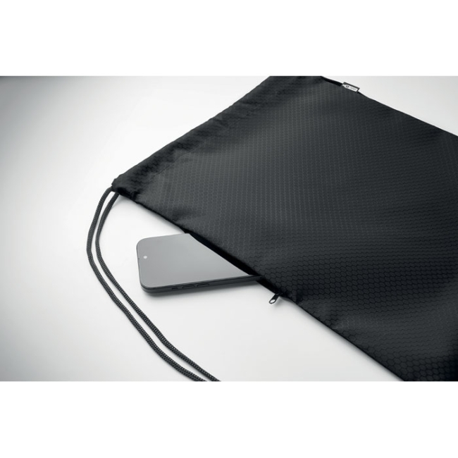 Drawstring bag in 420D RPET