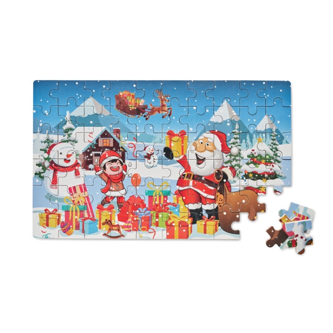 Puzzle de Noël en bois