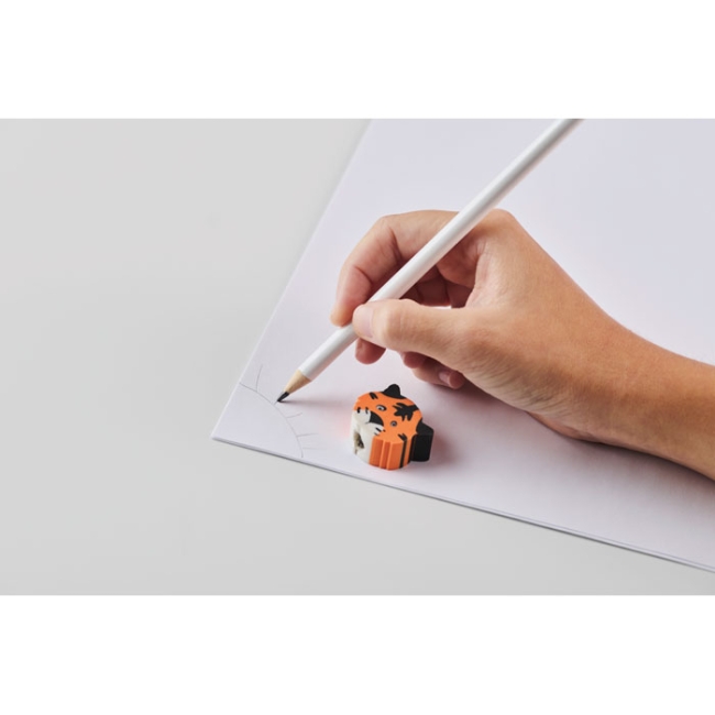 Wooden pencil in animal shape