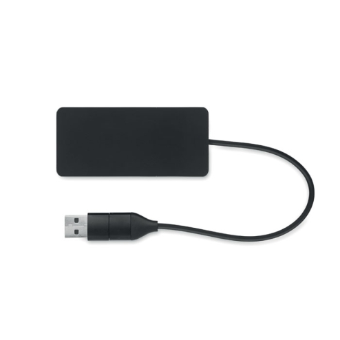 Hub USB 3 ports avec câble 20cm