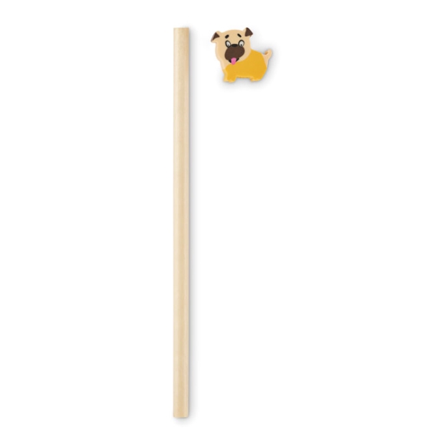 Wooden pencil in animal shape