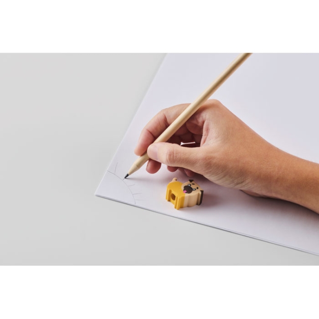 Wooden pencil in animal shape