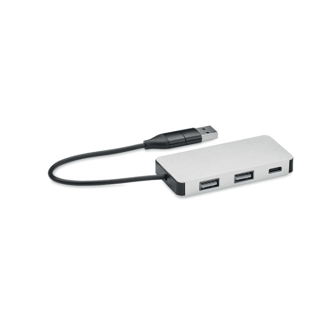 Hub USB 3 ports avec câble 20cm