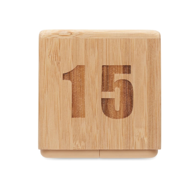 Bamboo twist snooze timer