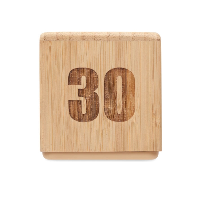 Bamboo twist snooze timer