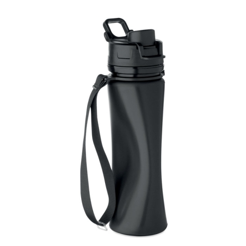 Foldable silicone sports bottle